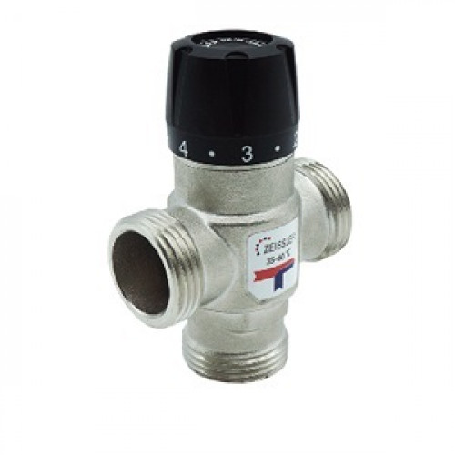 Клапан термост. боковое смешение 3\4"(20-45С) GAPPO