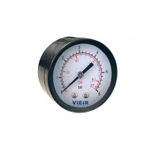 Манометр VIEIR 1/4", горизонтальный (50 мм/6 бар) (YLB6)
